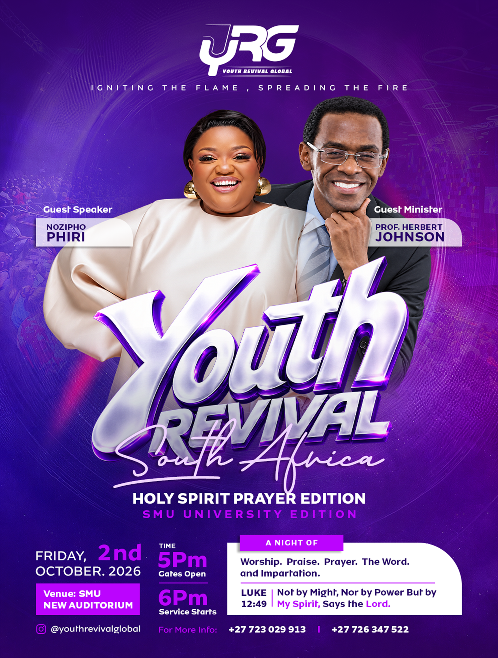 Youth Revival event flyer