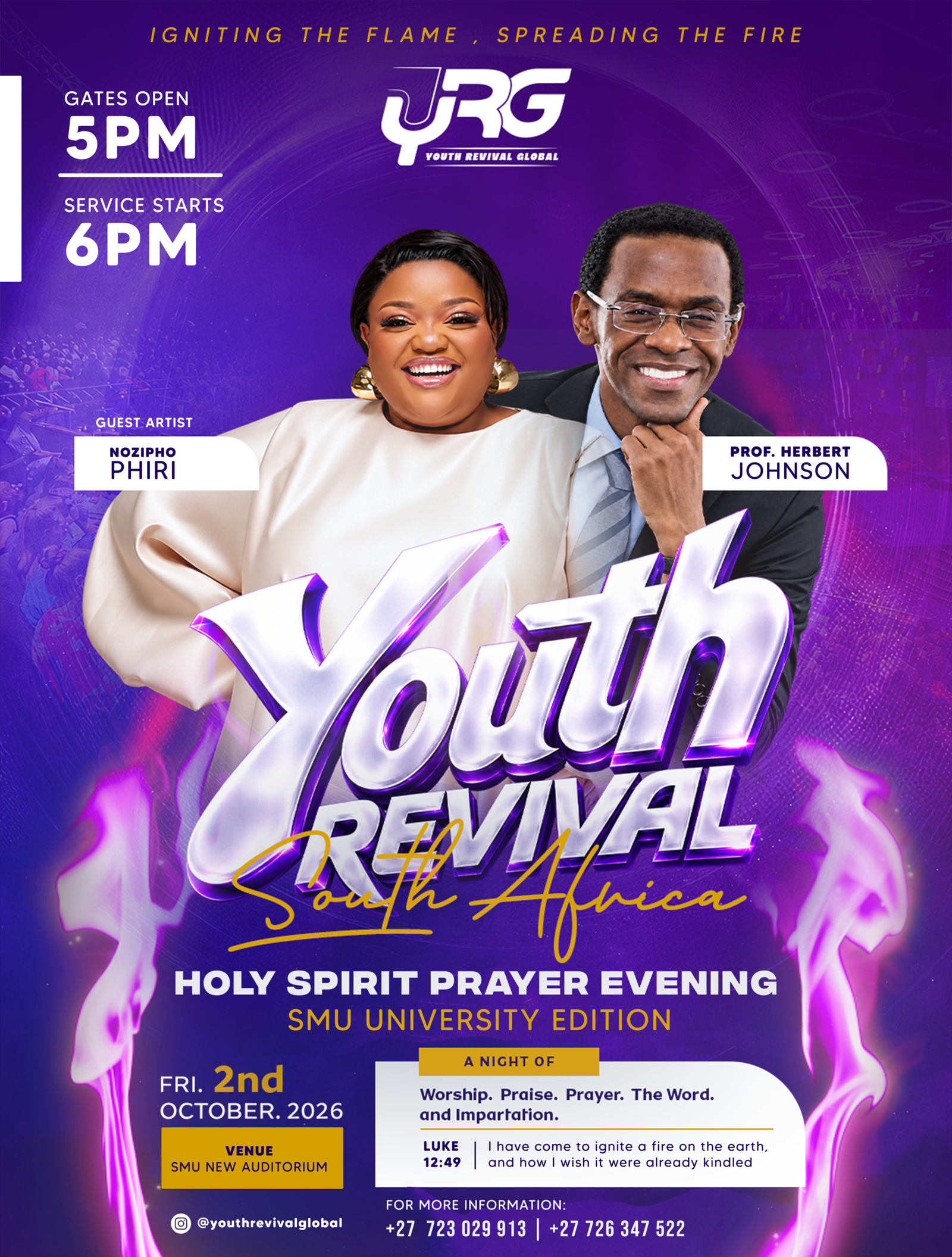 Youth Revival event flyer